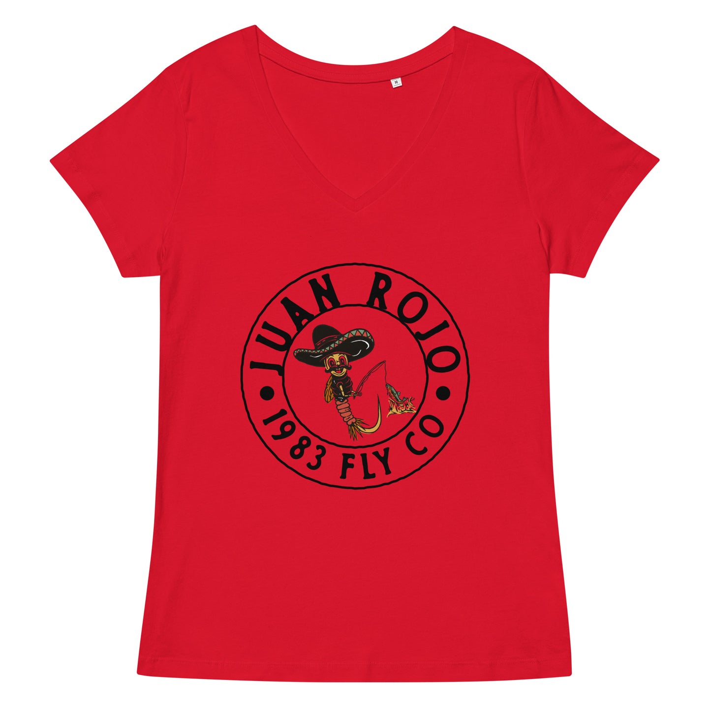 The Rojo Women’s fitted v-neck t-shirt